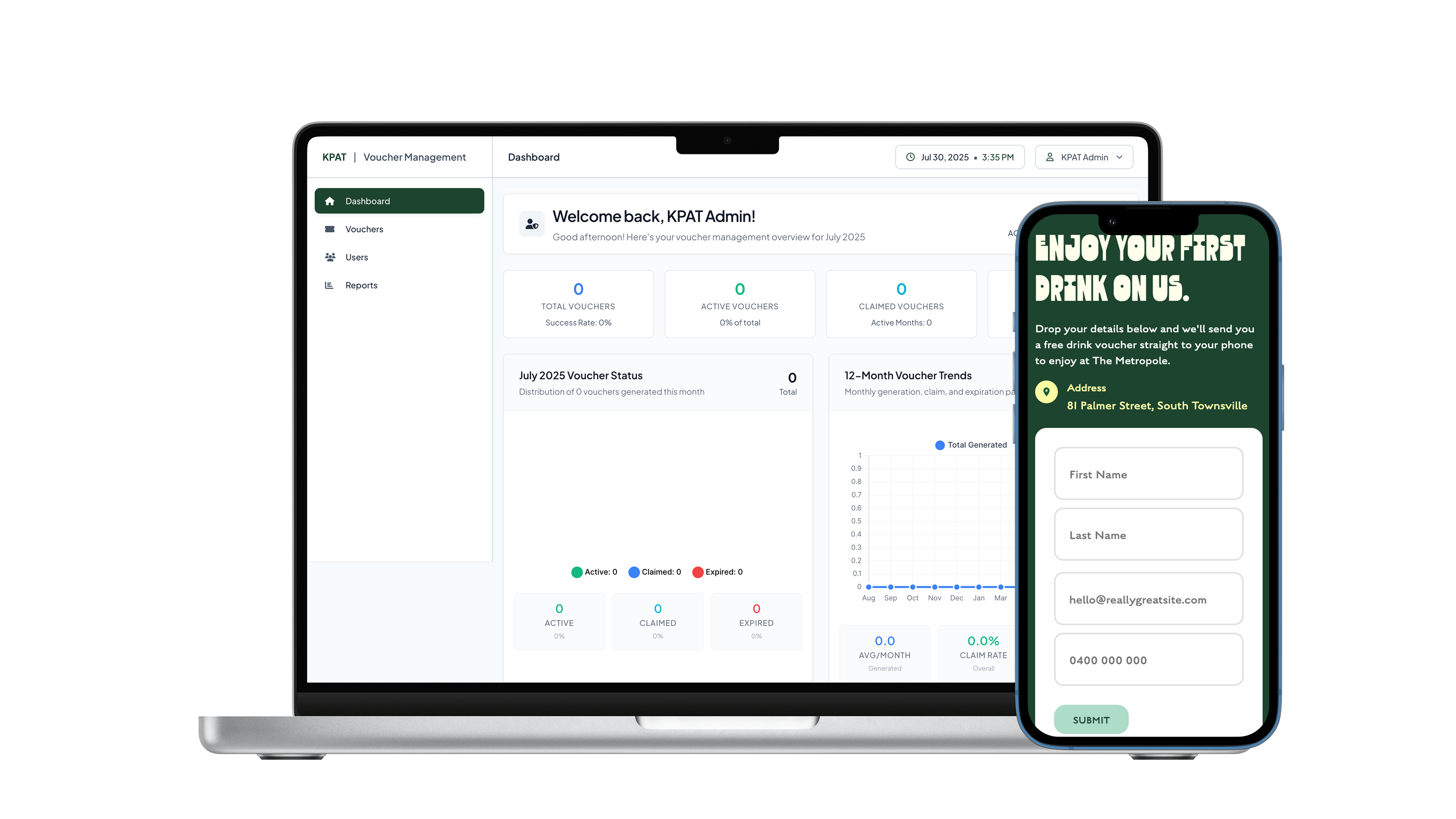 Metropole Hotel Initiative – Metropole Voucher Management System